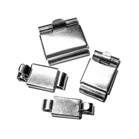 steel box clamp|box clasps for jewelry making.